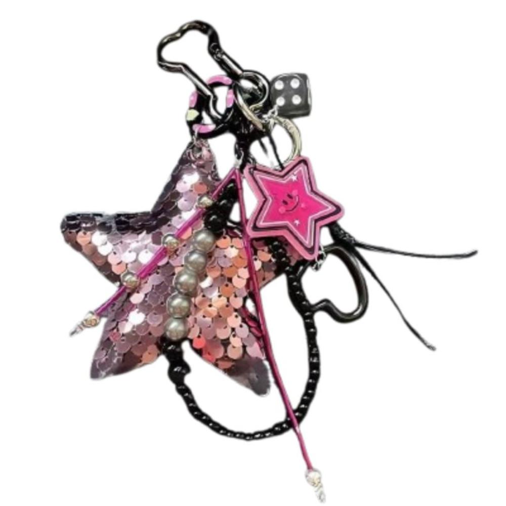 

Backpack Decor Mushroom Kitten Bag Pendant Y2K Korean Charm Rope Keyring Key Holder розовый