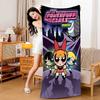 P-Powerpuff Anime G-Girls Badetuch Mikrofaser Weich Wasserabsorbierend Atmungsaktiv Für Mädchen Kinder Dekorative Cartoon Strandtuch