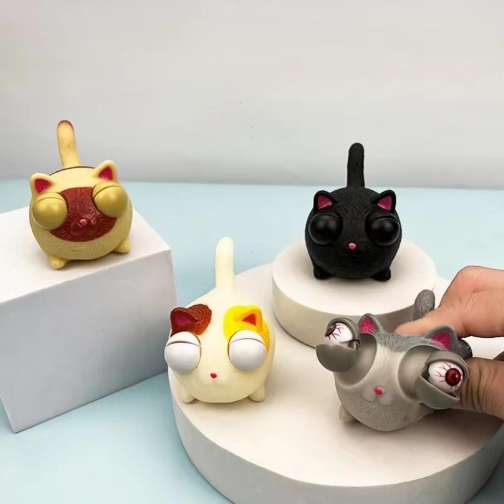 Angry Cat Style Angry Cat Squeeze Toy TPR Stress Relief Toys New Novelty Cat Toy For Adults