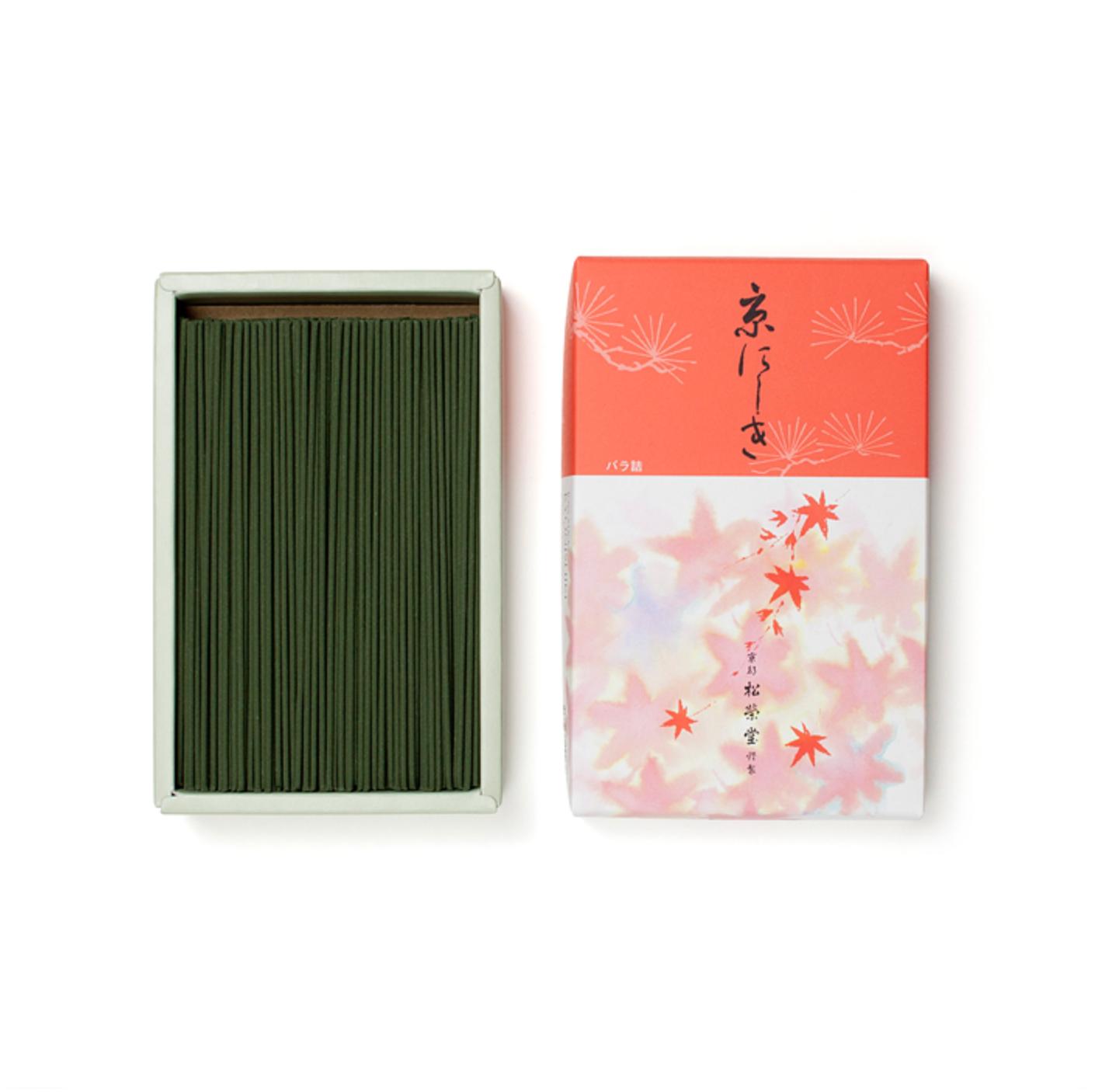 

SHOYEIDO Моховий сад Пахощі Кіо-нішікі 500 паличок Зроблено в Японії M зелений