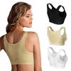 Plus Size Front Closure Breathable Sports Bra For Fitness Women