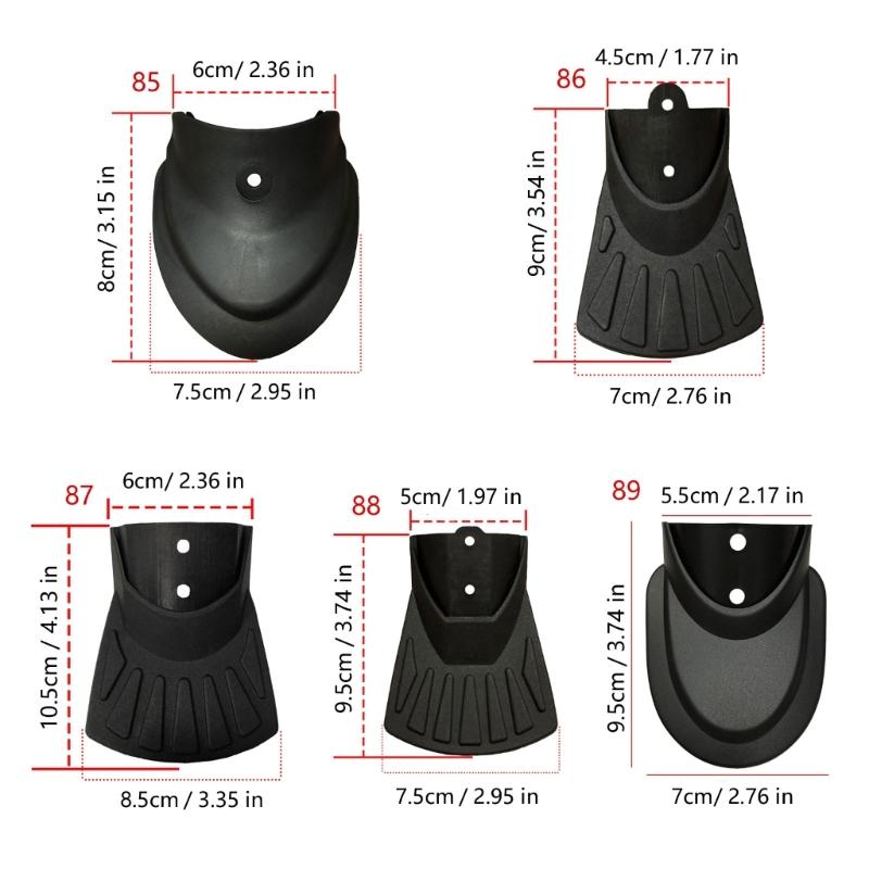 Hochwertige Fahrrad-Schutzbleche Fahrrad-Heck-Schutzbleche Heckabdeckungen Schutzbleche mit Fischschwanz-Design für verschiedene Wetterbedingungen