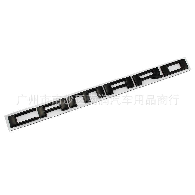 Chevrolet Camaro Bumblebee Car Stickers for Front Hood and Rear - English Metal Logo for Modified Cars.