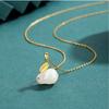 Jade Rabbit Necklace Women's Niche Design High Value Student Bracelet Girlfriend Antique Birthday Necklace