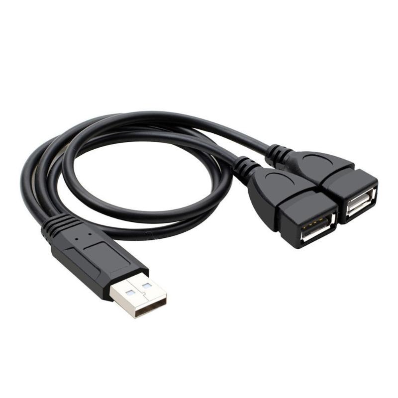 2-портовый USB 2.0 разветвитель Кабель-разветвитель питания USB USB 2.0 Male на 2 USB Female Разветвитель Зарядка Передача данных