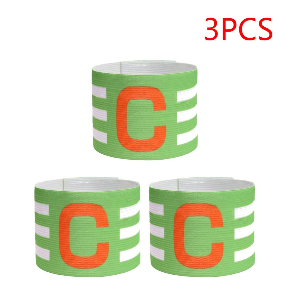 1-3pc Football Captain Armband Soccer Arm Band Leader Competition Gift Soccer Captain Group Armband Football Training Kid Adults