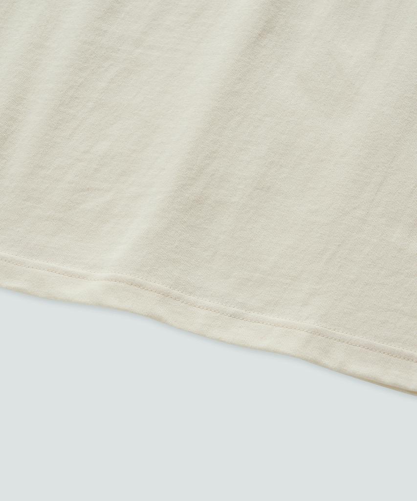 Pilpeu Slogan Over T-Shirt (Cream)