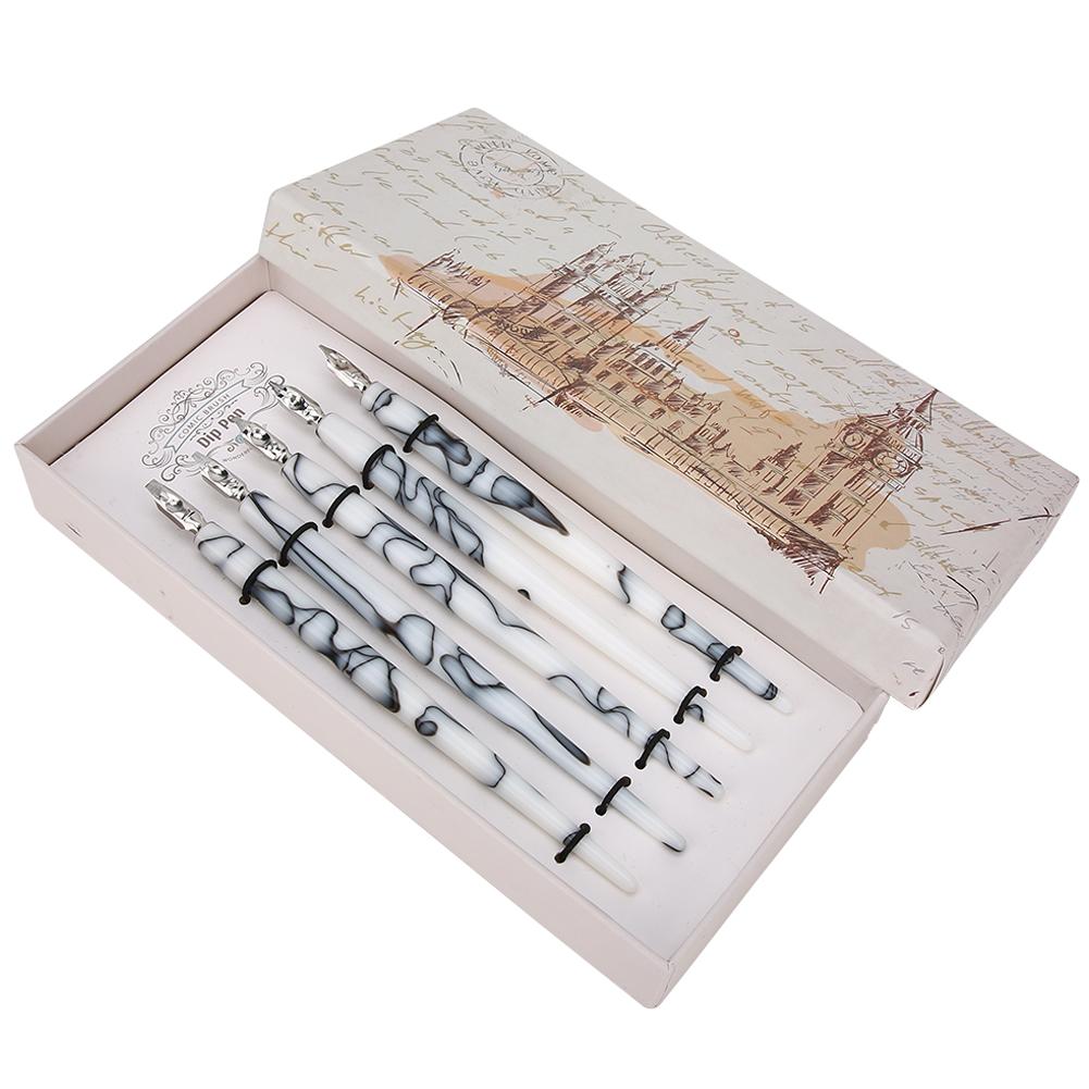 

5Pcs Beautiful Acrylic Pen Round Nib Comic Art Drawing Tool Accessories Supplies
