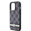 Dkny Dkhcp14Lpcptssk Iphone 14 Pro6.1 Czarny/Black Hardcase Leather Checkered Mono Pattern & Printed Stripes