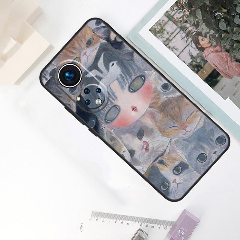 Aya Takano For Honor Magic 7 Lite 6 8 Pro Case For Honor X9d X9a X9b X9c X8c X8b 200 400 50 70 90 Win RT
