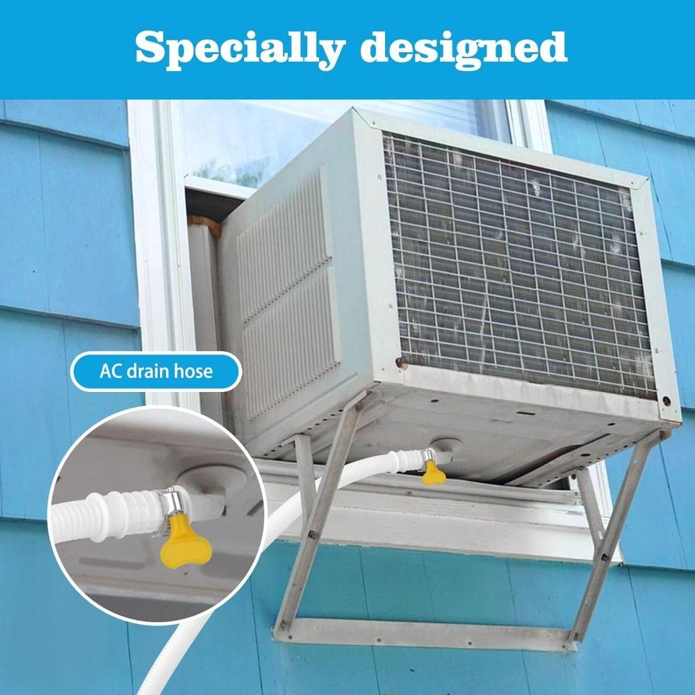 New Plastic Air Conditioner Drain Hose Thickened 1-5M Washing Machine Tube White Extension Pipe