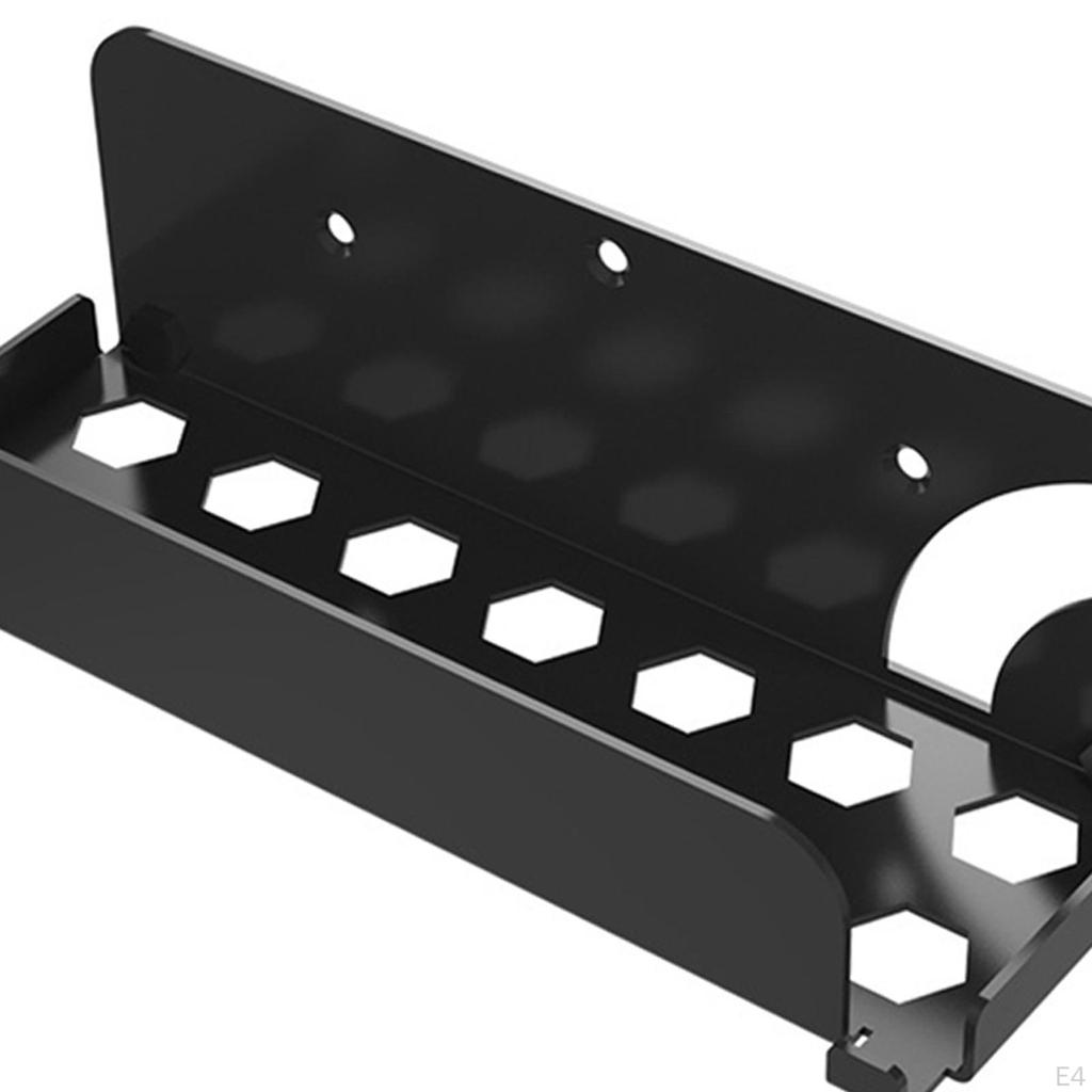 Multifunktionell Spelkonsol Väggmonterad Hållare Fäste Halkfri Stabil Solid Hängare för Organizer