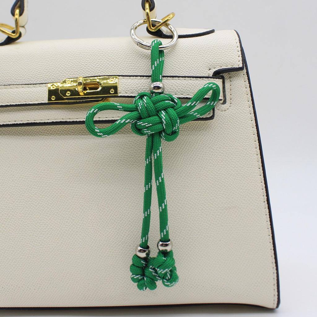 Miu Style Colorful Handmade Chinese Knot Beaded Pendant Keychain & Bag Lanyard
