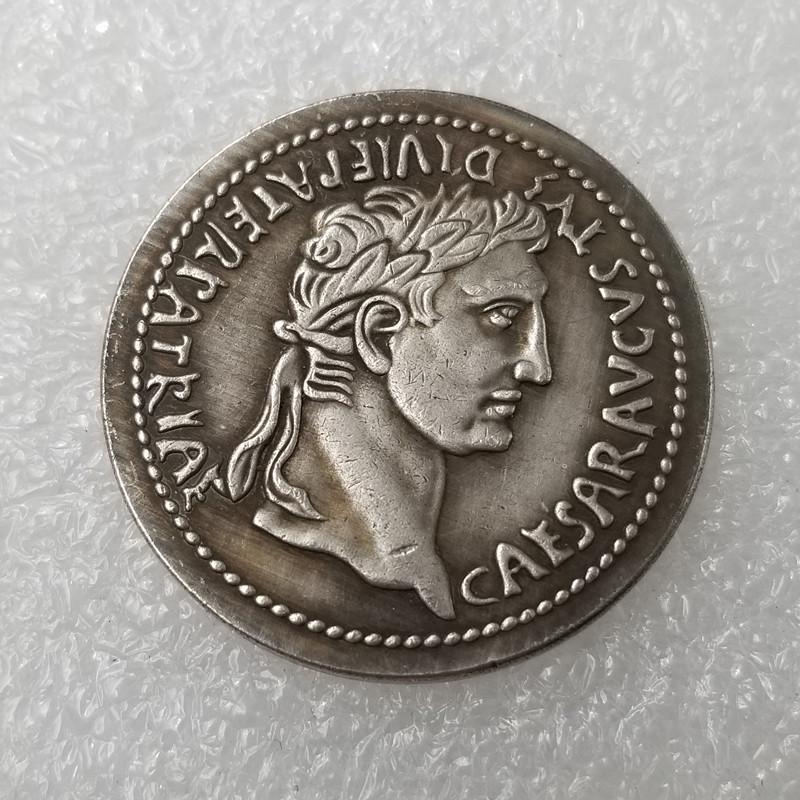 Antique Roman Coin Copper-Plated Silver Dollar #3425 Copper