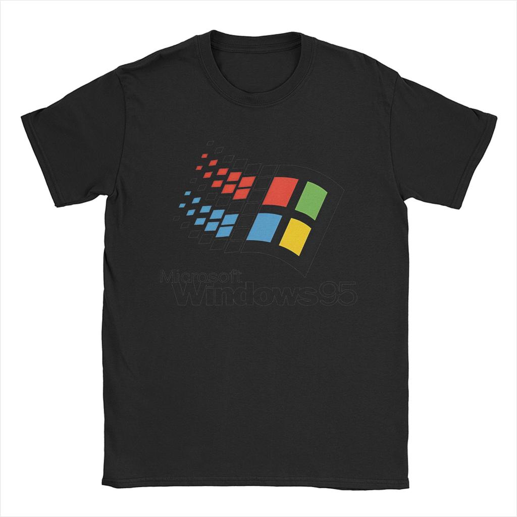 Windows95 Accessories Unisex T Shirts 100% Cotton Tee Graphic Printing Tops T-shirt