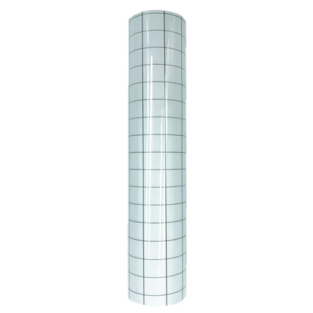 12 x 196 Inch Batch Clear Vinyl Application Tape Blue/Red Alignment Grid For Car Wall Craft Art Decal Transfer Paper Adhesive