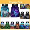 Pattern Minecraft Double Sided Schoolbag Backpack Breathable Bag Gift Fashion