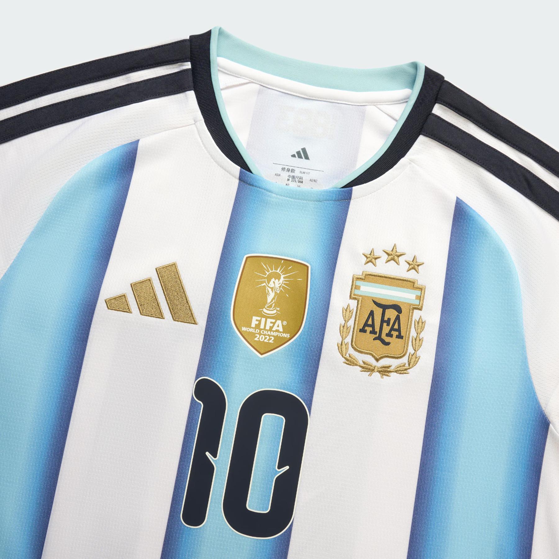 Adidas ArgentíNa 26 DomáCi Dres Messi Biela/ĽAdovo Modrá/Svetlomodrá PáNske Topy KA8117 Xs-image