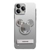 Mickey Makeup Mirror Flash Diamond Frameless Bracket Apple 15 Mobile Phone Case Iphone13/14promax/12 Hard Shell