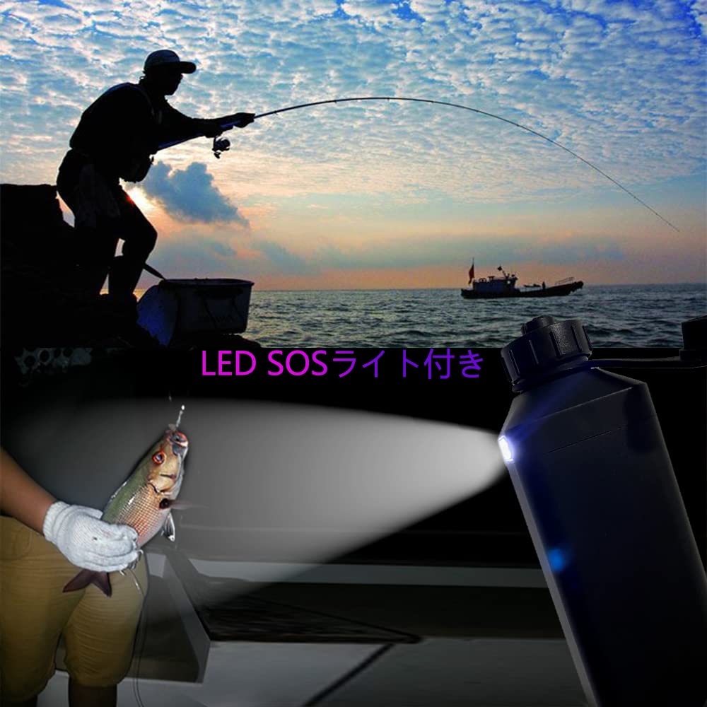 DNYO Super Lithium Battery for Daiwa and Shimano Electric Compatible with Battery Level Monitor and LED SOS Light Reels, (10,000mAh)