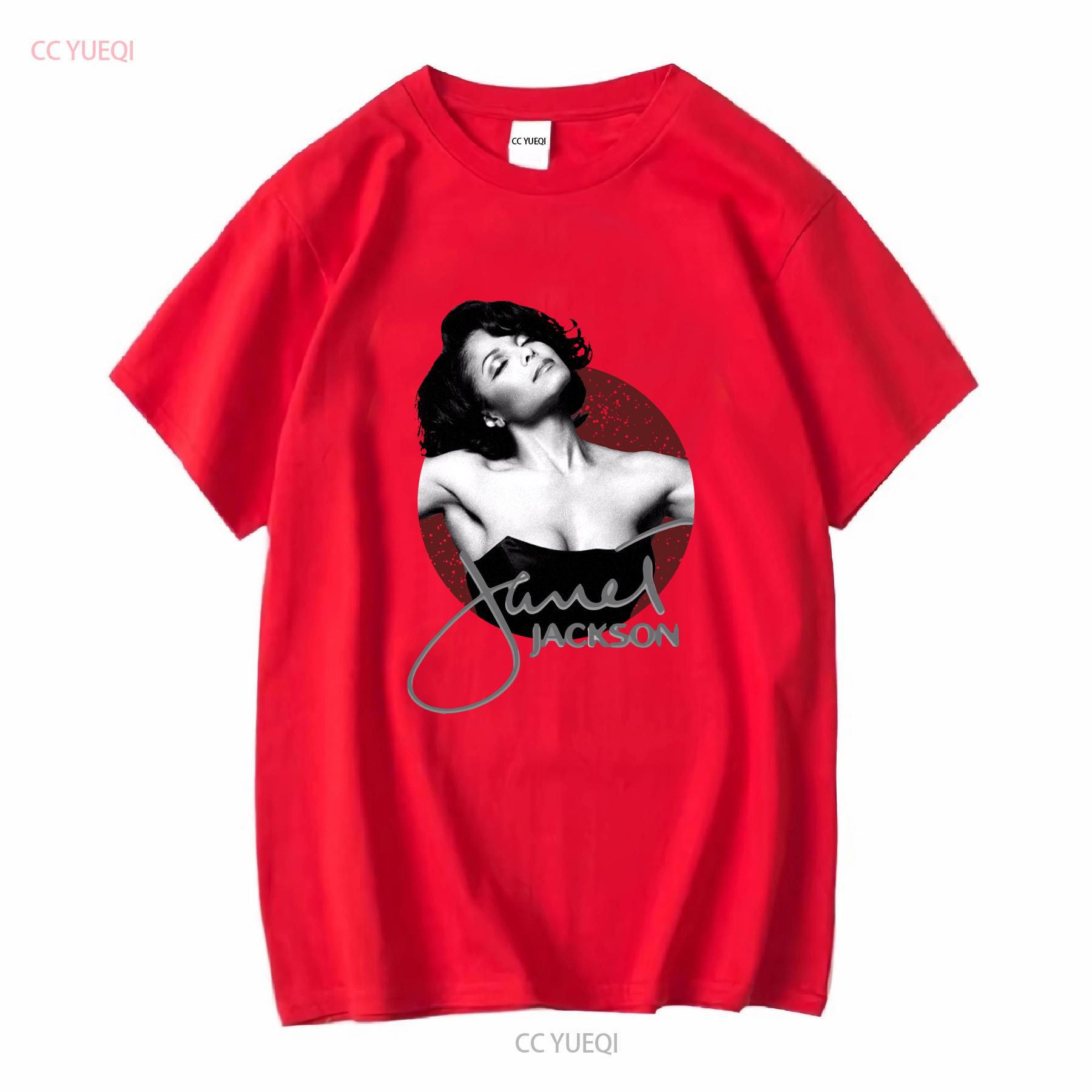 New Janet Jackson Concert Cotton Men S 235XL T Shirt 2D66 vintage Washed Breathable fashion Unisex Slightly graphic Versatile S
