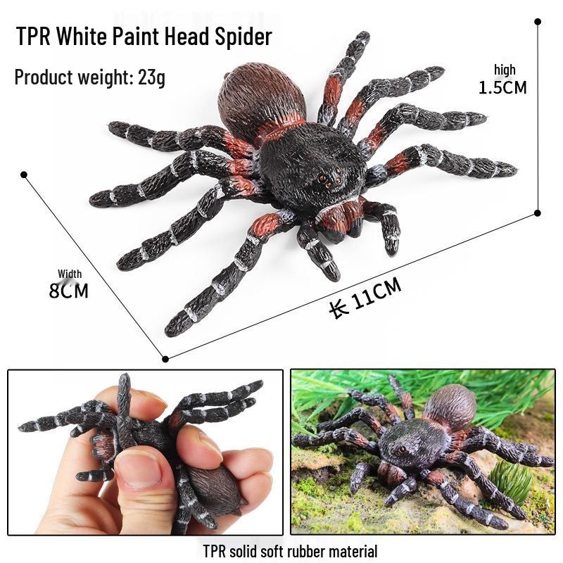 TPR Cognitive Decompression Toy: Realistic Insect and Animal Models (Cockroach, Mosquito, Ant, Fly, Spider, Python)
