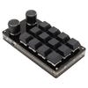 Mini Keypad 12 Keys 2 Knobs Blue Switch RGB Backlit Plug and Play Programmable Keypad for Gaming Office Media