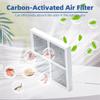 2025+6PCS Refrigerator Air Filter for LT120F and Elite 46-9918,469918,9918,ADQ73334008 Carbon Activated Air Filter