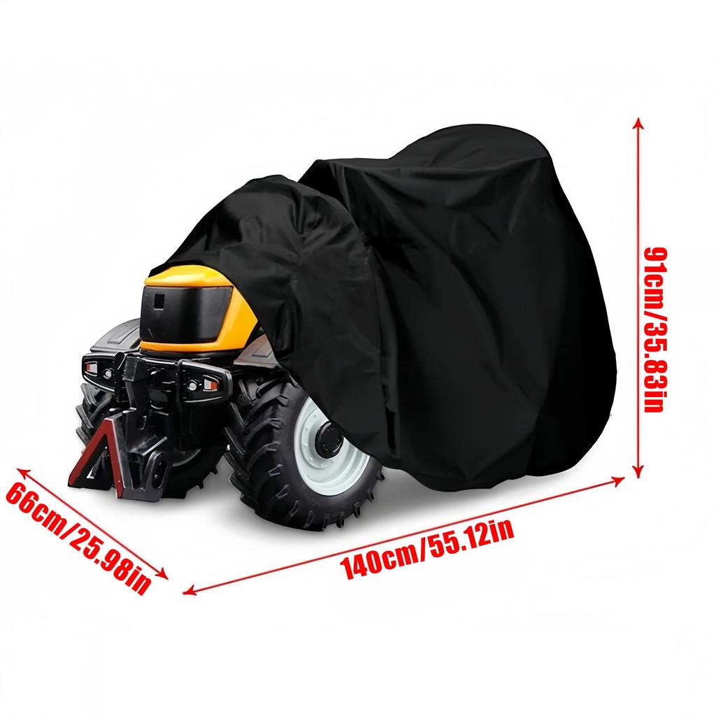 ATV Cover 210D UV Protection Dustproof Protector Waterproof Tractor Cover ATV Tractor Cover Foldable and Easy To Store Portable