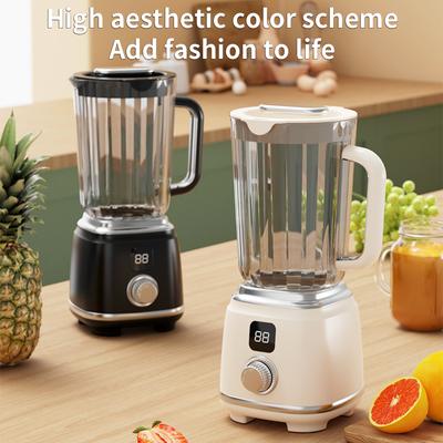 HP-168 Portable Multifunctional Juicer, Wireless Fast and Slow Dual Speed Blender, Digital Knob Juicer, Mini Electric Juicer Cup