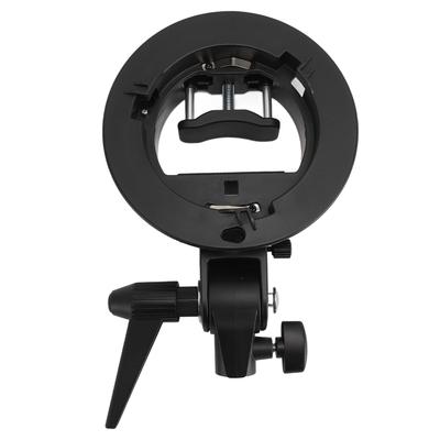 Camera Flash Bracket Holder for Bowens Mount Plastic Metal Round Head Camera Flash Bracket for