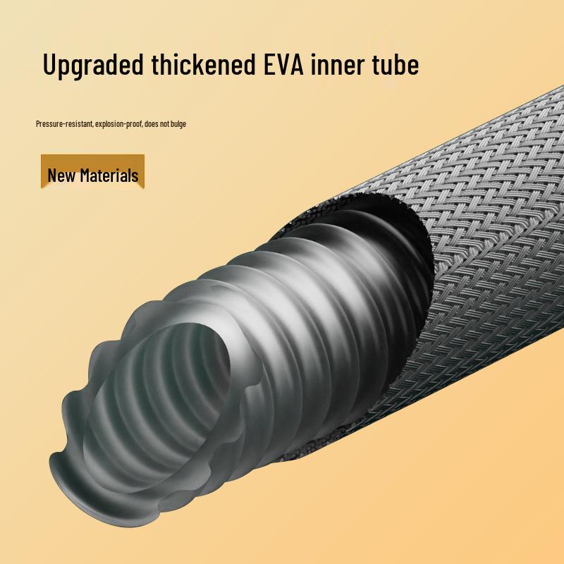 Nylon Woven Shower Hose - 4-Point Universal Hot/Cold Connection, Explosion-Proof Bath Pipe