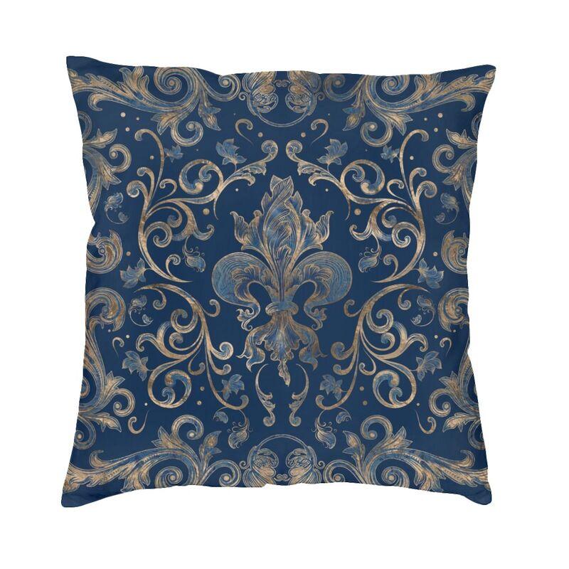 Federa per Cuscino Chic Personalizzata con Fiore di Giglio Fleur De Lis Morbida Carina Cuscino Decorativo per Soggiorno