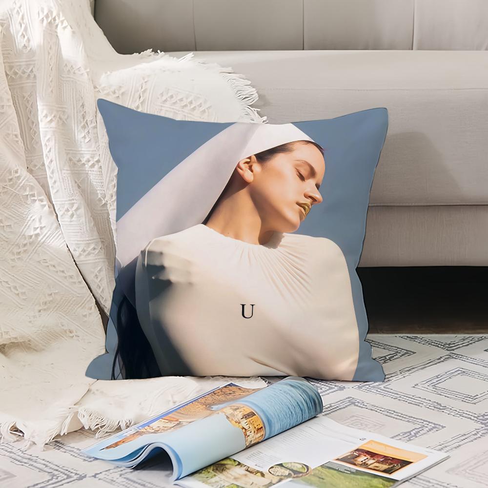 Spanish Singer R-Rosalia L-Lux Pillow Case Office Cushions Suitable For Sofa Car Bedroom Decorative Cushion Cover