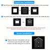 Wireless Doorbell Cover Outdoor Waterproof Call Cover Transparent Door Bell Button Protector Dustproof Ring Button Rain Cover