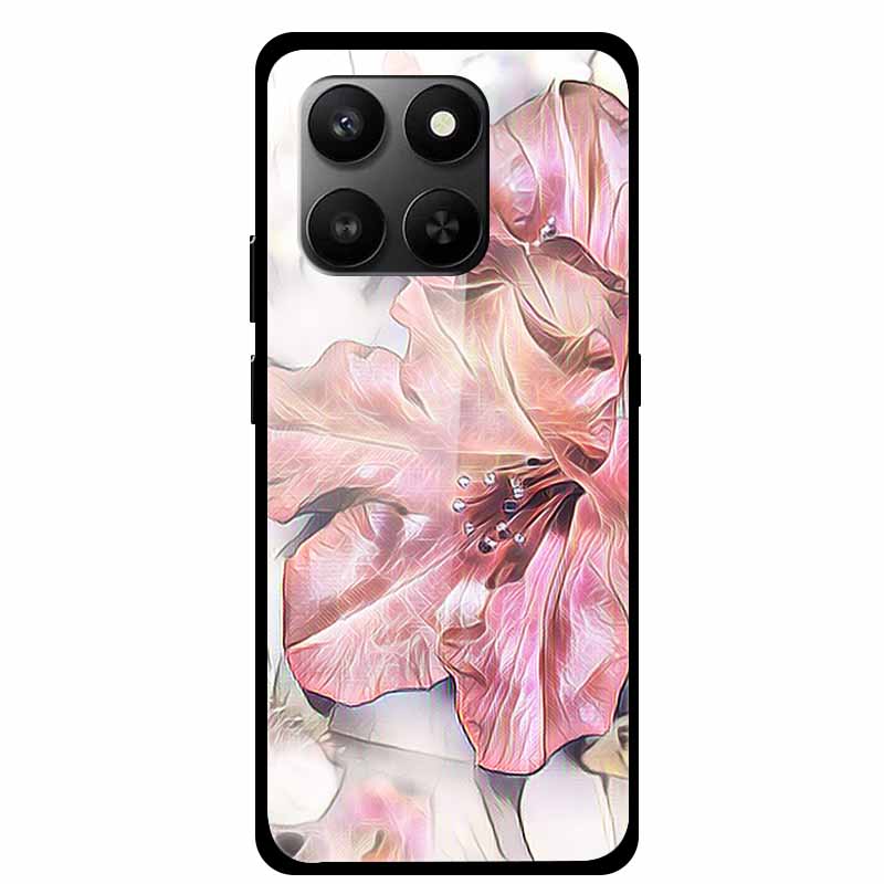 Glass Back Cover For Honor 200 Pro 5G Case Marble Hard Tempered Glass Case For Honor play 10T 400 Smart 5G Case 6.77" Shell Para