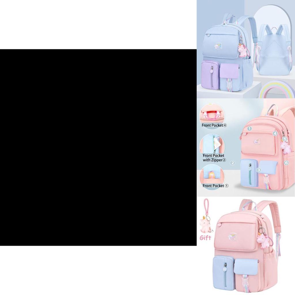 Waterproof Schoolbag Backpack For Primary School Students Breathable And Durable Makaron Color Girls Backpack