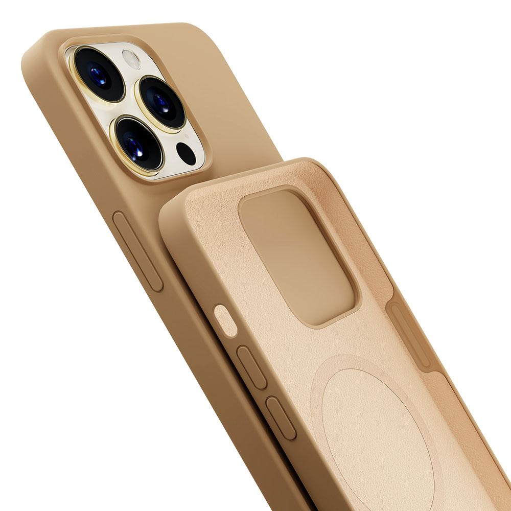 Apple Iphone 13 Pro Max - 3Mk Hardy Silicone Magcase Gold