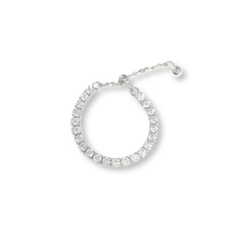 OVT-U [925 SILVER] Tennis Chain Ring