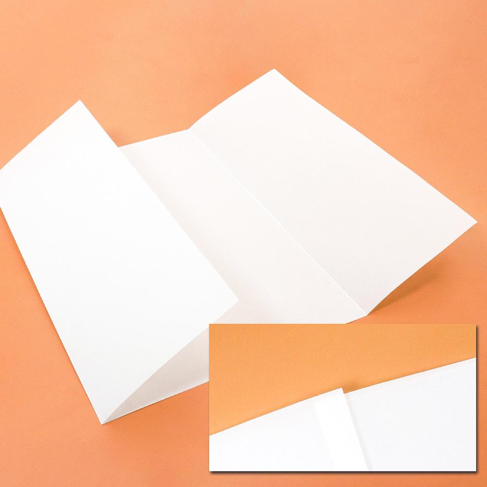 50pcs Translucent Paper Invitation Packs For Wedding and Party