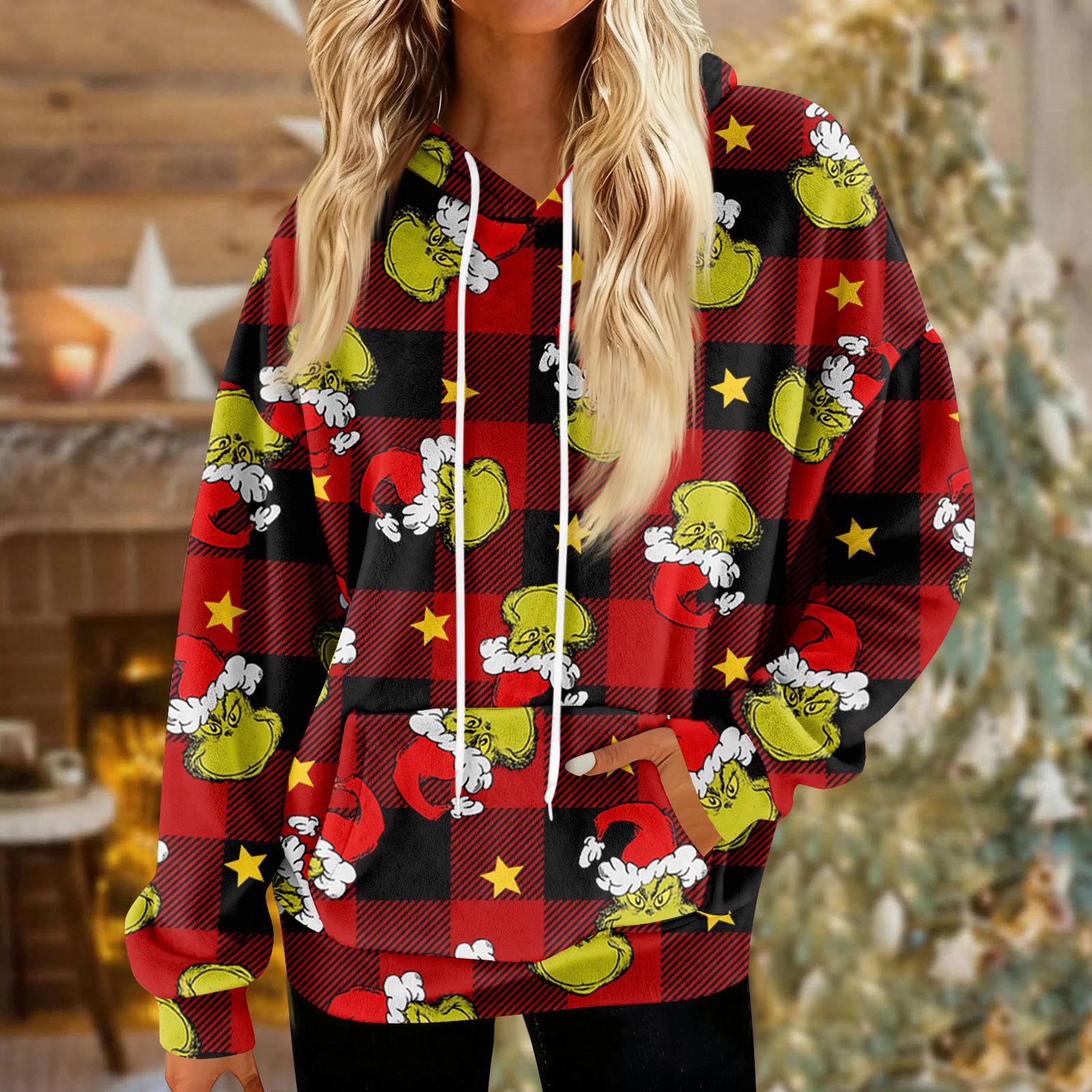 

Толстовки для женщин оверсайз зимние плюшевые милые свитшоты пуловер модная осенне-зимняя одежда XL винный