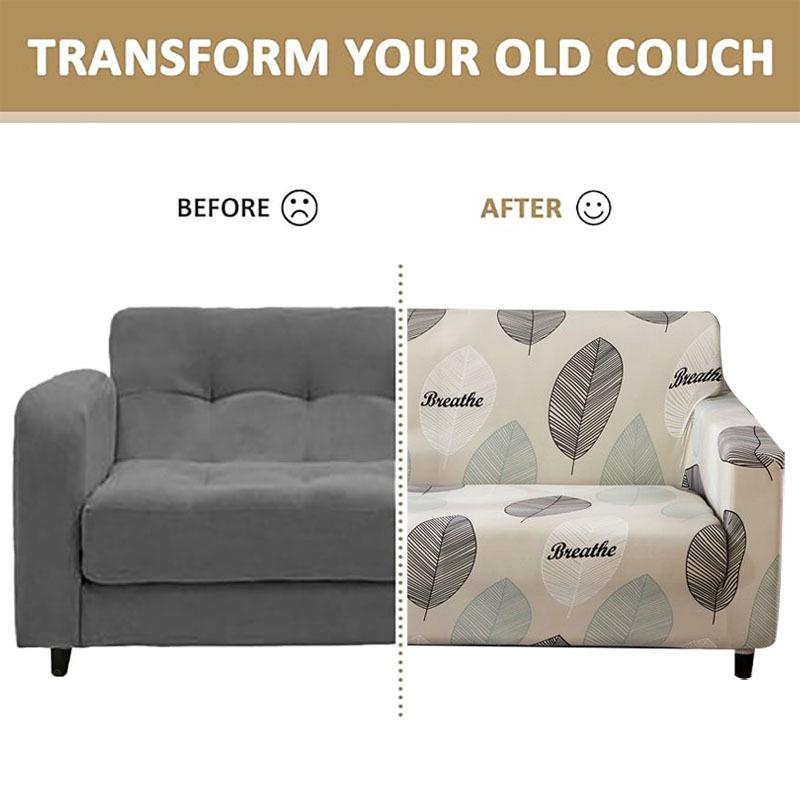 Sofa Cover Full Package Lazy Elastic Leather Sofa Fabric Cover Universal Nordic Simple Sofa Cushion Cover
