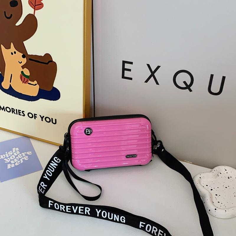 

Сумка для умывальных принадлежностей 7-дюймовый мессенджер чемодан Жесткий косметический кейс Сумка для ПК камеры Хранение сумка-мессенджер на плечо темно-розовый