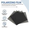 Film Polarizzatore Lineare Filtro Polarizzante LCD/LED Pellicola Polarizzante per Fotografia a Polarizzazione 10x10cm