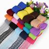 10m Embroidered Lace Trim Ribbon Band Clothes Handicraft DIY Sewing Decoration