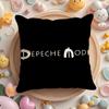 Rock Band D-Depeche Mode Cushion Cover Plush Fabric Soft Double-Sided Printed Sofa Pillow Case Colorfast Home Decor Gift