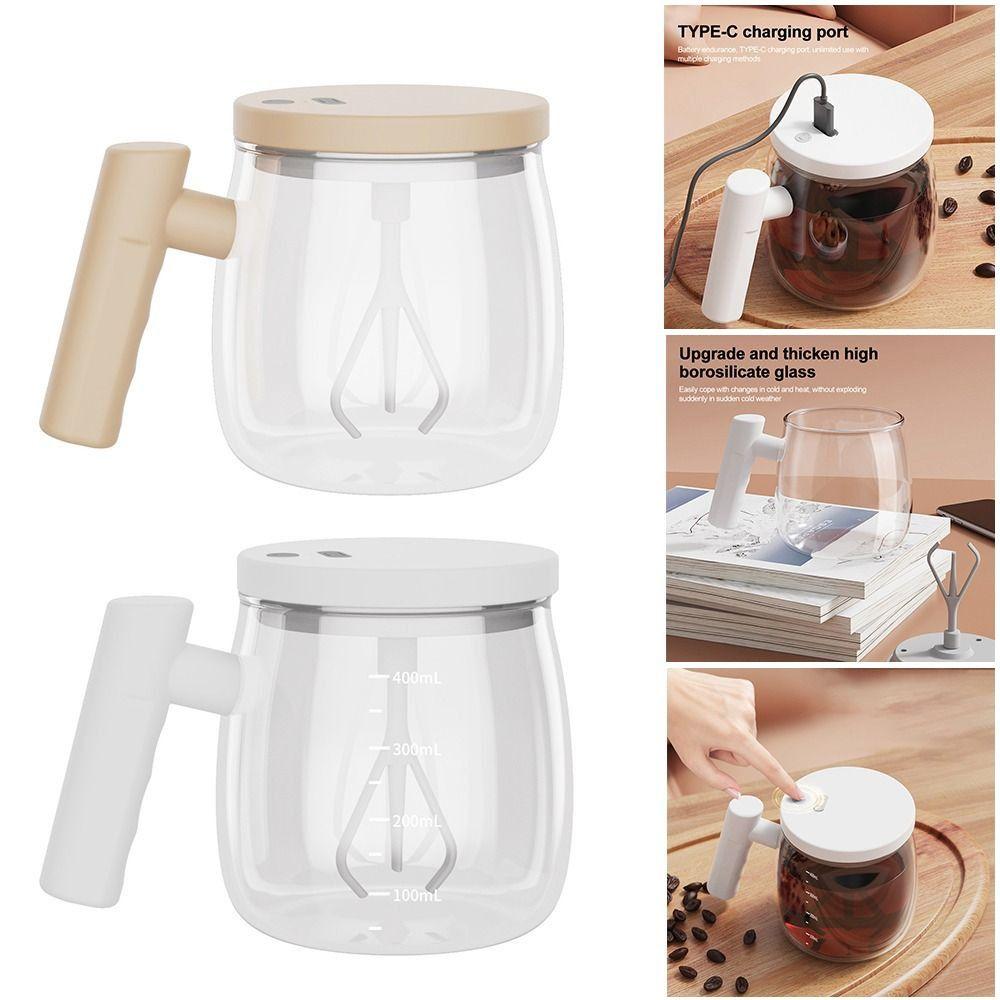 Self Coffee Cup 400ml Electric Mixing Cup Durable Stirring Mug
