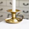Portable Candle Holder Desktop Candlestick Table Ornament Metal Candlestick Taper Candle Holder With Handle Home Decor