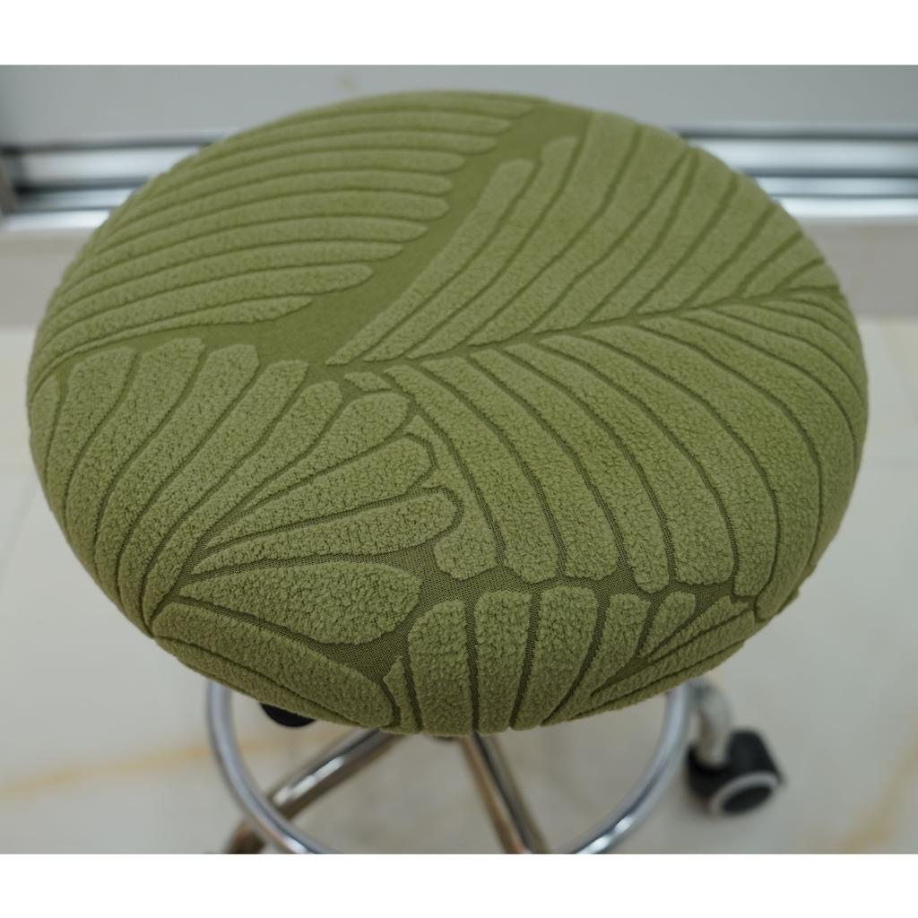 Round Stool Cover, Small Round Stool Slipcover for Home and Living Room Decor