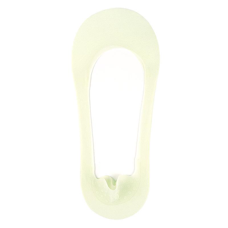 Summer Women's Arch Boat Socks Crescent Sponge Pad Shock Absorption and Pressure Relief Arbitrary Cutting Invisible Anti-slip Shallow Socks